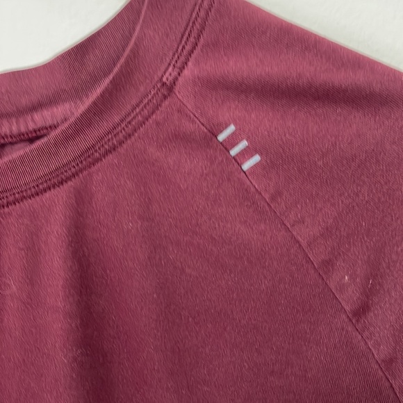 Lululemon No Time Like the Present Red Tee - Picture 6 of 9